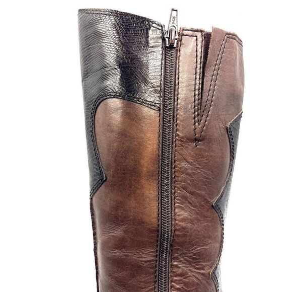 Maria Lya Cowgirl Western Leather Boot - Picture 4 of 10